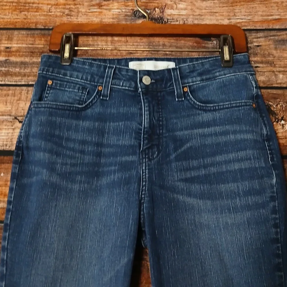 Levis Signature Gold Jeans 8 Short Skinny Totally Shaping Blue Denim Stretch - Picture 4 of 9